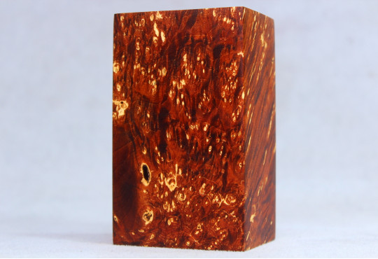 Stabilized Maple Burl Wood Mod Block